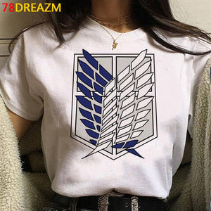 2021 Hot Anime Final Season  Attack on Titan T Shirt Men Kawaii Summer Tops Titans Attack Graphic Tees Levi Harajuku Tshirt Male