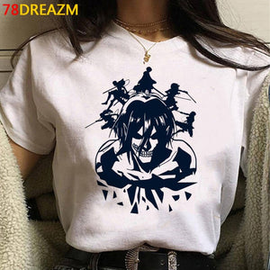 2021 Hot Anime Final Season  Attack on Titan T Shirt Men Kawaii Summer Tops Titans Attack Graphic Tees Levi Harajuku Tshirt Male