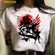 Load image into Gallery viewer, 2021 Hot Anime Final Season  Attack on Titan T Shirt Men Kawaii Summer Tops Titans Attack Graphic Tees Levi Harajuku Tshirt Male