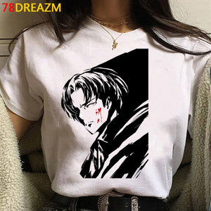 2021 Hot Anime Final Season  Attack on Titan T Shirt Men Kawaii Summer Tops Titans Attack Graphic Tees Levi Harajuku Tshirt Male