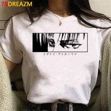 Load image into Gallery viewer, 2021 Hot Anime Final Season  Attack on Titan T Shirt Men Kawaii Summer Tops Titans Attack Graphic Tees Levi Harajuku Tshirt Male