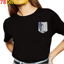 Load image into Gallery viewer, 2021 Hot Anime Final Season  Attack on Titan T Shirt Men Kawaii Summer Tops Titans Attack Graphic Tees Levi Harajuku Tshirt Male