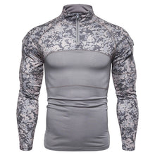 Load image into Gallery viewer, New mens Camouflage Tactical Military Clothing Combat Shirt Assault long sleeve Tight T shirt Army Costume