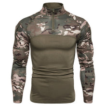 Load image into Gallery viewer, New mens Camouflage Tactical Military Clothing Combat Shirt Assault long sleeve Tight T shirt Army Costume