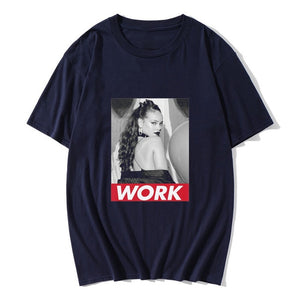 Summer Fashion T Shirts Rihanna Harajuku Men T Shirt Cotton Funny Oversized T Shirt Boyfriend Gift Black XS To 3XL Streetwear