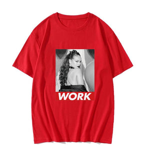 Summer Fashion T Shirts Rihanna Harajuku Men T Shirt Cotton Funny Oversized T Shirt Boyfriend Gift Black XS To 3XL Streetwear