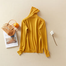 Load image into Gallery viewer, Marwin New-Coming Autumn Winter Tops Solid Turn-Down Collar Pullovers Female Thick Turtleneck Knitted High Street  Women Sweater