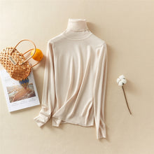 Load image into Gallery viewer, Marwin New-Coming Autumn Winter Tops Solid Turn-Down Collar Pullovers Female Thick Turtleneck Knitted High Street  Women Sweater