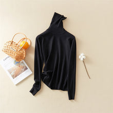 Load image into Gallery viewer, Marwin New-Coming Autumn Winter Tops Solid Turn-Down Collar Pullovers Female Thick Turtleneck Knitted High Street  Women Sweater