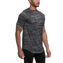 Load image into Gallery viewer, 2021 Camo Sport Shirt Men Short Sleeve Workout Gym TShirt Men Compression Slim Fit Running Tshirt Men Fitness Tops Sport T Shirt