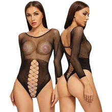 Load image into Gallery viewer, New Sexy lingerie Women Teddies Bodysuit Erotic Lingerie Open Crotch Stretch Mesh Body Stockings Porno Underwear Costumes