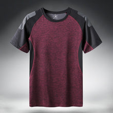 Load image into Gallery viewer, Quick Dry Sport T Shirt Men 2021 Short Sleeves Summer Casual Cotton Plus Asian Size M-5XL 6XL 7XL Top Tees GYM Tshirt Clothes