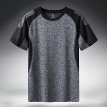 Load image into Gallery viewer, Quick Dry Sport T Shirt Men 2021 Short Sleeves Summer Casual Cotton Plus Asian Size M-5XL 6XL 7XL Top Tees GYM Tshirt Clothes
