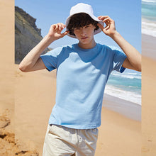 Load image into Gallery viewer, SEMIR summer cotton T shirts men 2021 simple o neck stretch solid new tops clothing casual tshirt man streetwear cool tee shirts