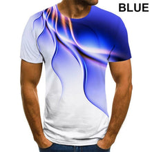 Load image into Gallery viewer, Men 3D Printed T-Shirt Personality Lightning T Shirt Short Sleeve Casual T Shirt 2021 New Summer Fashion T-Shirt