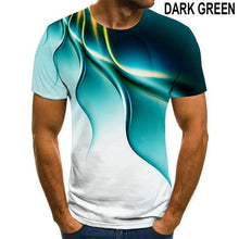Load image into Gallery viewer, Men 3D Printed T-Shirt Personality Lightning T Shirt Short Sleeve Casual T Shirt 2021 New Summer Fashion T-Shirt