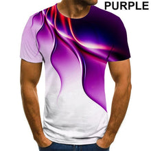 Load image into Gallery viewer, Men 3D Printed T-Shirt Personality Lightning T Shirt Short Sleeve Casual T Shirt 2021 New Summer Fashion T-Shirt