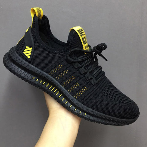 Sport Running Men Shoes Air Mesh Breathable Men Sneakers New Cushioning Casual Balck Shoes Lightweight Zapatillas De Deporte