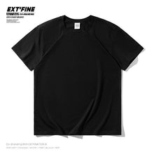 Load image into Gallery viewer, Extfine 100% Combed Cotton Short Sleeve T-shirt Men 2021 Summer Casual Tshirt Women Basic Harajuku Soft T Shirt Tops Tee