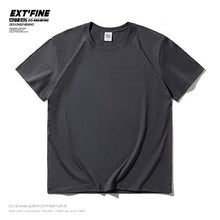 Load image into Gallery viewer, Extfine 100% Combed Cotton Short Sleeve T-shirt Men 2021 Summer Casual Tshirt Women Basic Harajuku Soft T Shirt Tops Tee
