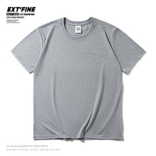 Load image into Gallery viewer, Extfine 100% Combed Cotton Short Sleeve T-shirt Men 2021 Summer Casual Tshirt Women Basic Harajuku Soft T Shirt Tops Tee