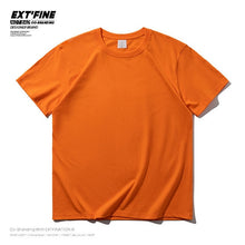Load image into Gallery viewer, Extfine 100% Combed Cotton Short Sleeve T-shirt Men 2021 Summer Casual Tshirt Women Basic Harajuku Soft T Shirt Tops Tee