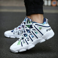 Load image into Gallery viewer, Brand Fashion Men Luxury Sneakers Split Leather City Leisure Men Casual Shoes Breathable Walking Footwear Male Shoes Men Flats