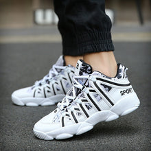 Load image into Gallery viewer, Brand Fashion Men Luxury Sneakers Split Leather City Leisure Men Casual Shoes Breathable Walking Footwear Male Shoes Men Flats