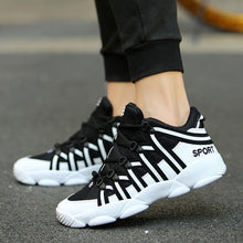Load image into Gallery viewer, Brand Fashion Men Luxury Sneakers Split Leather City Leisure Men Casual Shoes Breathable Walking Footwear Male Shoes Men Flats