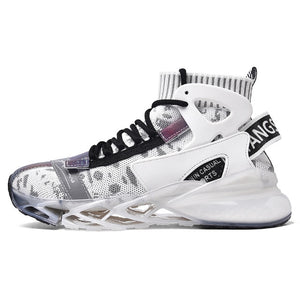 High-Top Blade Sock Sneakers Running Shoes For Men Air Cushion Outdoor Jogging Zapatillas Mesh Breathable Male Zapatos Brand New