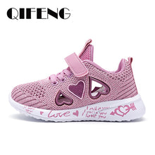 Load image into Gallery viewer, 2021 Girls Casual Shoes Light Mesh Sneakers Kids Summer Children Fashion Tenis Cute Sport Cartoon Female Running Sock Footwear