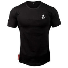 Load image into Gallery viewer, 2021 New brand Clothing fitness Running t shirt men O-neck t-shirt cotton bodybuilding Sport shirts tops gym men t shirt