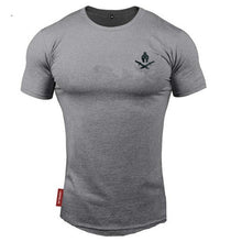 Load image into Gallery viewer, 2021 New brand Clothing fitness Running t shirt men O-neck t-shirt cotton bodybuilding Sport shirts tops gym men t shirt