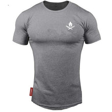 Load image into Gallery viewer, 2021 New brand Clothing fitness Running t shirt men O-neck t-shirt cotton bodybuilding Sport shirts tops gym men t shirt