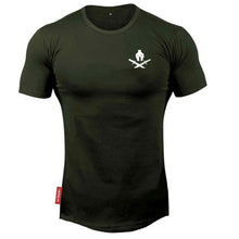 Load image into Gallery viewer, 2021 New brand Clothing fitness Running t shirt men O-neck t-shirt cotton bodybuilding Sport shirts tops gym men t shirt