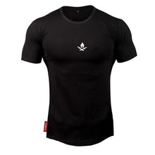 Load image into Gallery viewer, 2021 New brand Clothing fitness Running t shirt men O-neck t-shirt cotton bodybuilding Sport shirts tops gym men t shirt