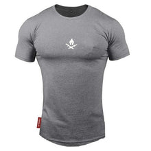 Load image into Gallery viewer, 2021 New brand Clothing fitness Running t shirt men O-neck t-shirt cotton bodybuilding Sport shirts tops gym men t shirt