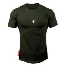 Load image into Gallery viewer, 2021 New brand Clothing fitness Running t shirt men O-neck t-shirt cotton bodybuilding Sport shirts tops gym men t shirt