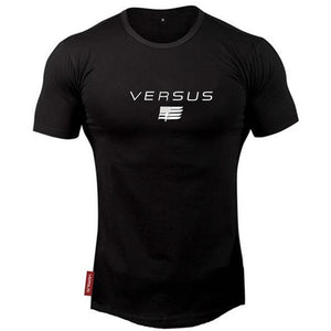 2021 New brand Clothing fitness Running t shirt men O-neck t-shirt cotton bodybuilding Sport shirts tops gym men t shirt