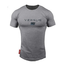 Load image into Gallery viewer, 2021 New brand Clothing fitness Running t shirt men O-neck t-shirt cotton bodybuilding Sport shirts tops gym men t shirt