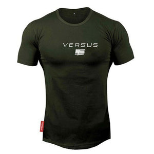 2021 New brand Clothing fitness Running t shirt men O-neck t-shirt cotton bodybuilding Sport shirts tops gym men t shirt