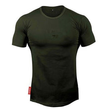 Load image into Gallery viewer, 2021 New brand Clothing fitness Running t shirt men O-neck t-shirt cotton bodybuilding Sport shirts tops gym men t shirt