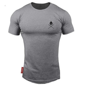 2021 New brand Clothing fitness Running t shirt men O-neck t-shirt cotton bodybuilding Sport shirts tops gym men t shirt