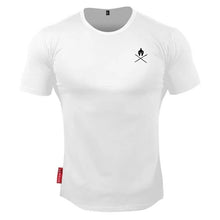 Load image into Gallery viewer, 2021 New brand Clothing fitness Running t shirt men O-neck t-shirt cotton bodybuilding Sport shirts tops gym men t shirt