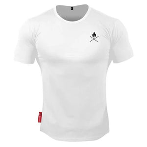 2021 New brand Clothing fitness Running t shirt men O-neck t-shirt cotton bodybuilding Sport shirts tops gym men t shirt