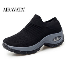Load image into Gallery viewer, Women&#39;s walking shoes Fashion Casual Sport Shoes Sneakers Autumn Platform Flat Slip-on Comfortable Outdoor