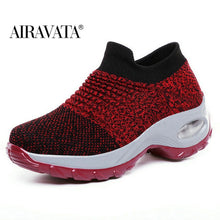 Load image into Gallery viewer, Women&#39;s walking shoes Fashion Casual Sport Shoes Sneakers Autumn Platform Flat Slip-on Comfortable Outdoor