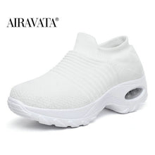 Load image into Gallery viewer, Women&#39;s walking shoes Fashion Casual Sport Shoes Sneakers Autumn Platform Flat Slip-on Comfortable Outdoor