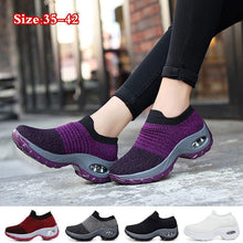 Load image into Gallery viewer, Women&#39;s walking shoes Fashion Casual Sport Shoes Sneakers Autumn Platform Flat Slip-on Comfortable Outdoor