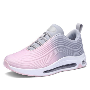 Brand New Running Shoes for Men Couple Jogging Sneakers Air Sole Breathable Mesh Lace-up Outdoor Training Fitness Sport Shoes